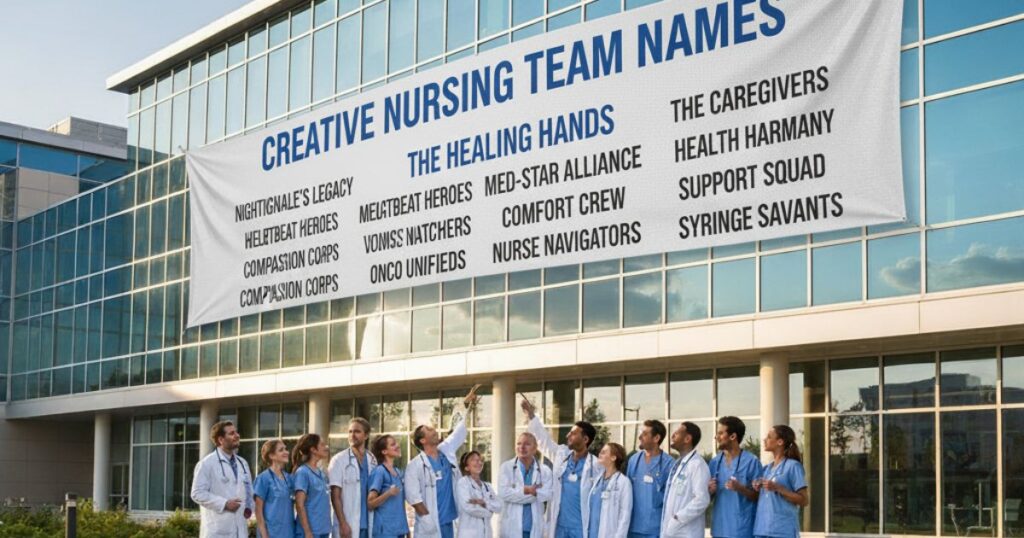 Creative Nursing Team Names