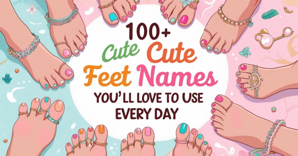 100+ Cute Feet Names You’ll Love to Use Every Day