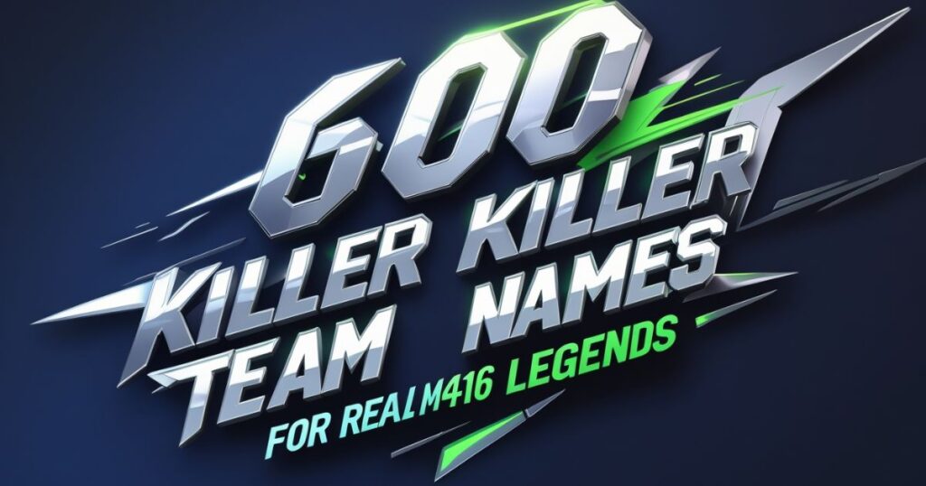 600 Killer PUBG Team Names for Real M416 Legends