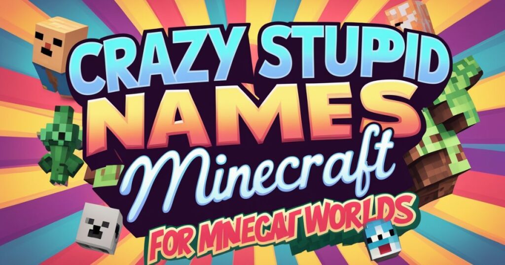 Crazy Stupid Names for Minecraft Worlds