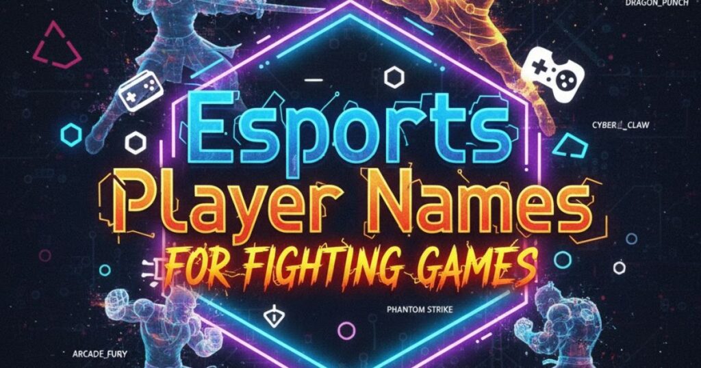 Esports Player Names For Fighting Games