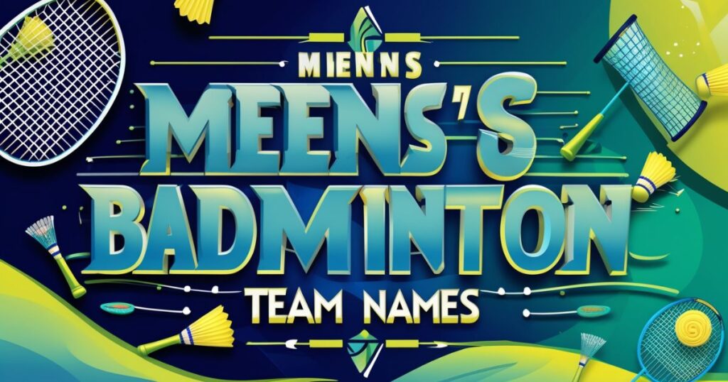Men’s Badminton Team Names