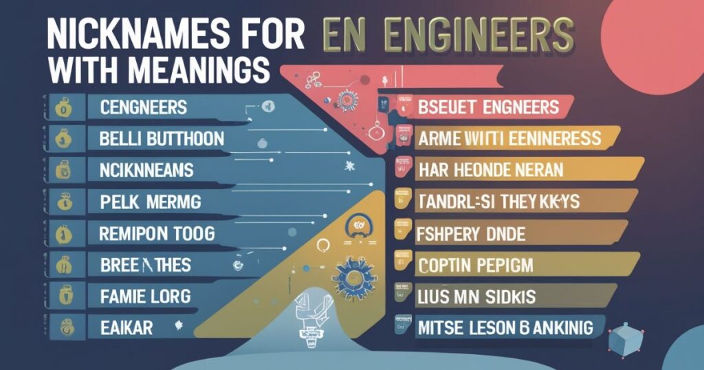 Nicknames for Engineers (with meanings)