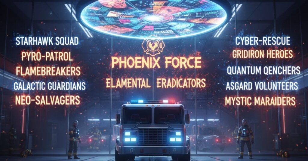 Pop-Culture-Inspired Firefighter Company Names