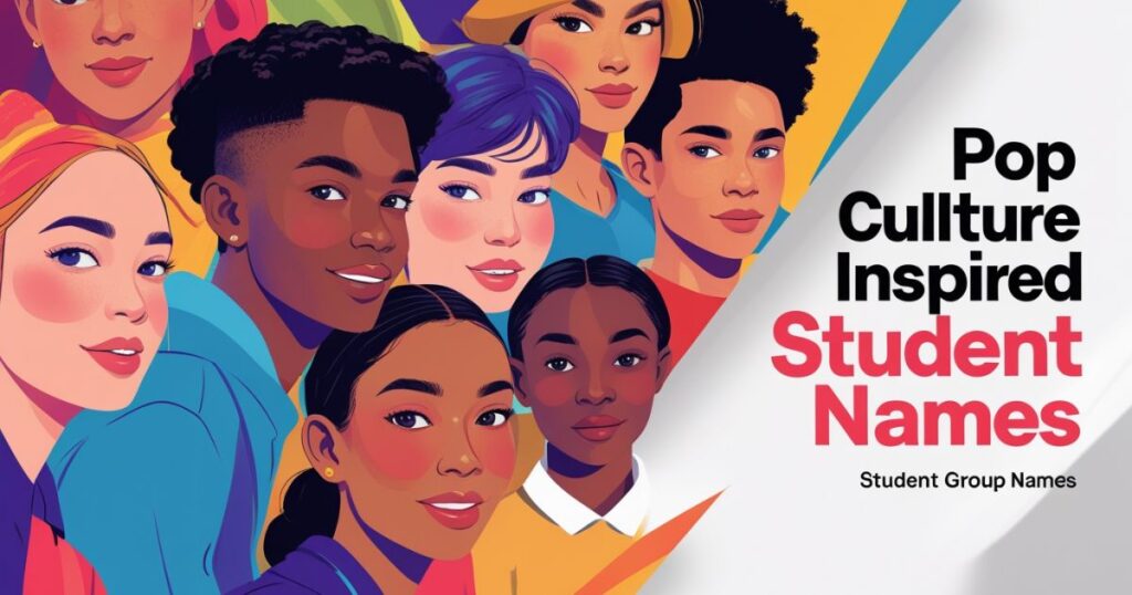 Pop Culture Inspired – Student Group Names