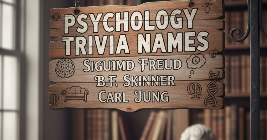 Psychology Trivia Names