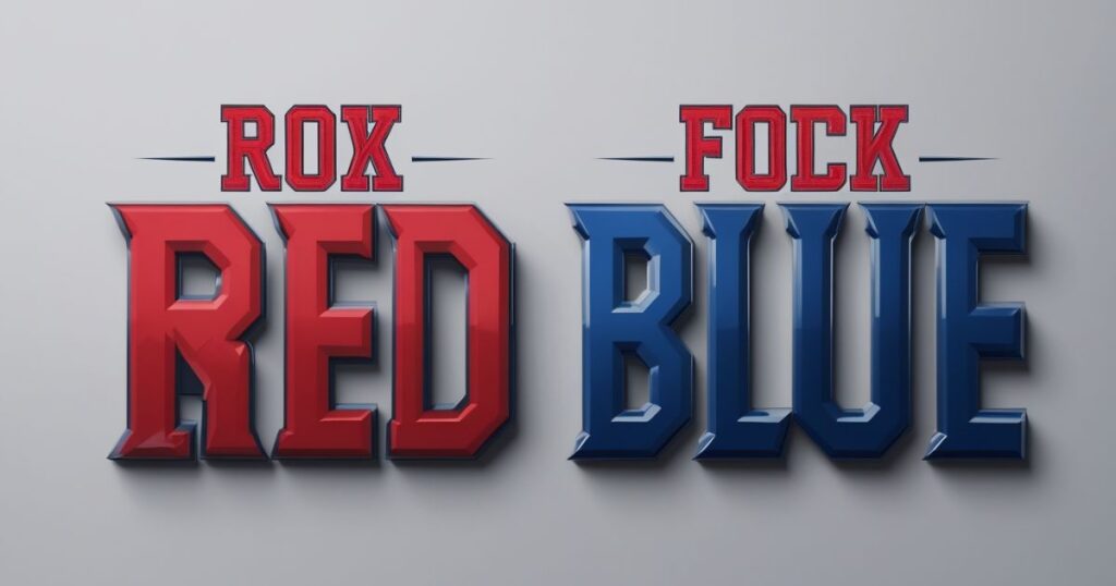 Red and Blue Team Names