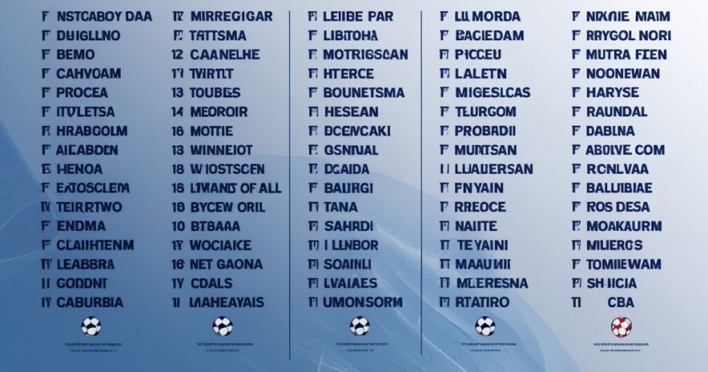 Soccer Team Names Starting with I