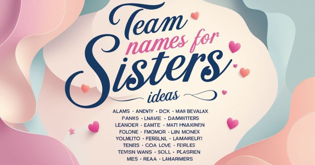 Team Names for Sisters