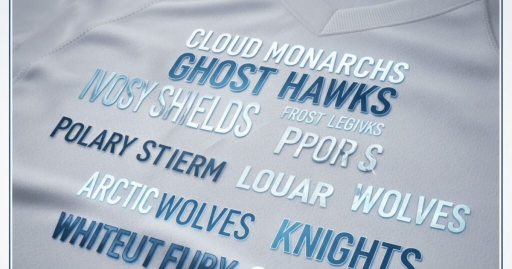 Team Names for White Jerseys