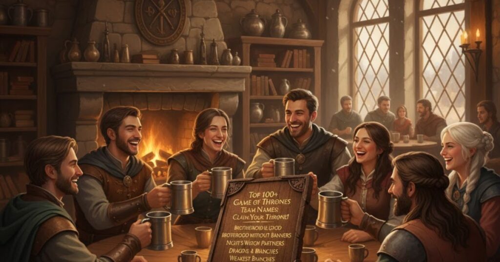 Top Game of Thrones Team Names for Friends