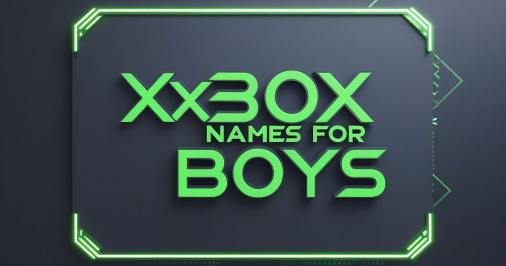 Xbox Names for Boys