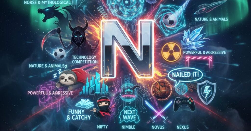 400 Cool Team Names Starting with N (Latest & Trending List)