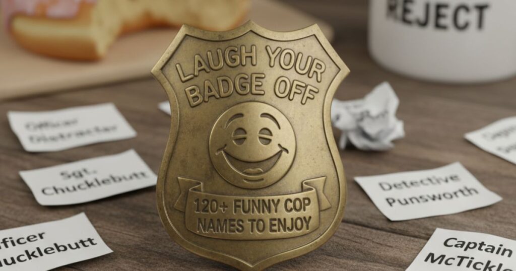 Laugh Your Badge Off: 120+ Funny Cop Names to Enjoy