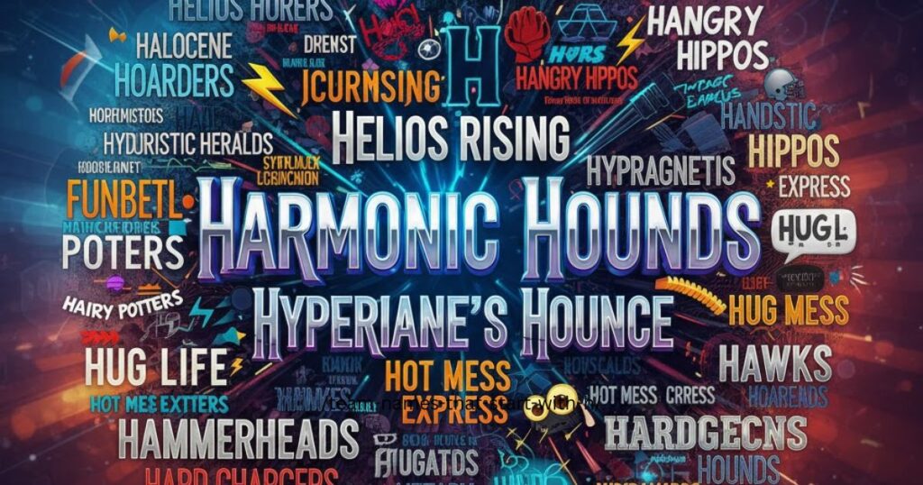 300+ Team Names That Start with H – Funny, Cool & Creative