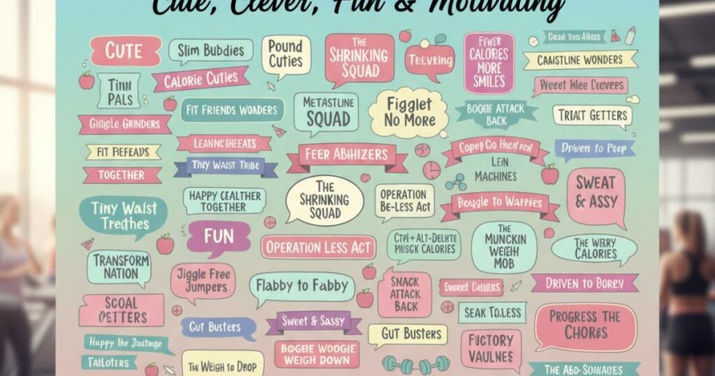 400+ Weight Loss Team Names – Cute, Clever, Fun & Motivating