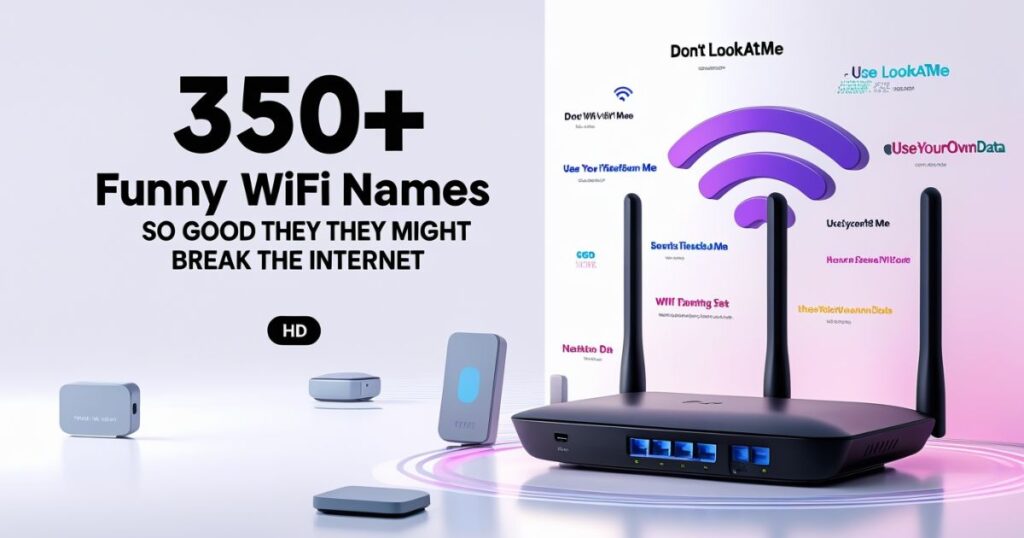 350+ Funny WiFi Names So Good They Might Break the Internet
