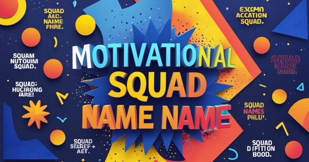 Motivational Squad Name Suggestions