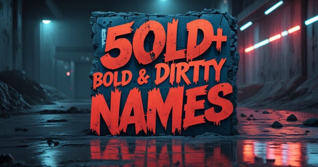 500+ Bold and Dirty Team Names That Will Get Your Group Talking