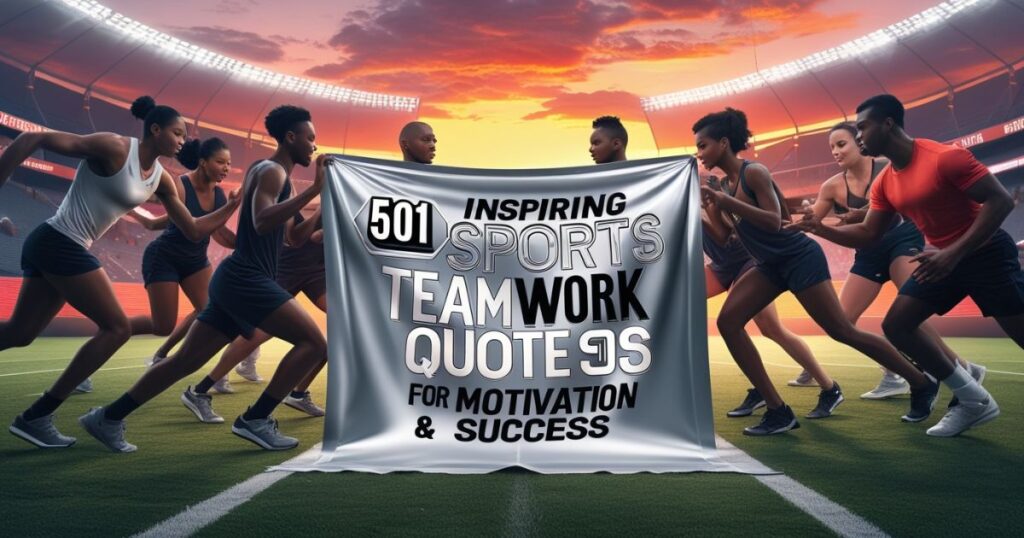 501 Inspiring Sports Teamwork Quotes for Motivation & Success