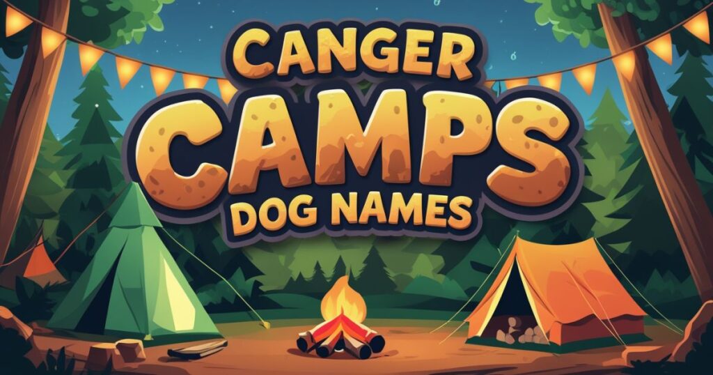 Camp-Themed Dog Names